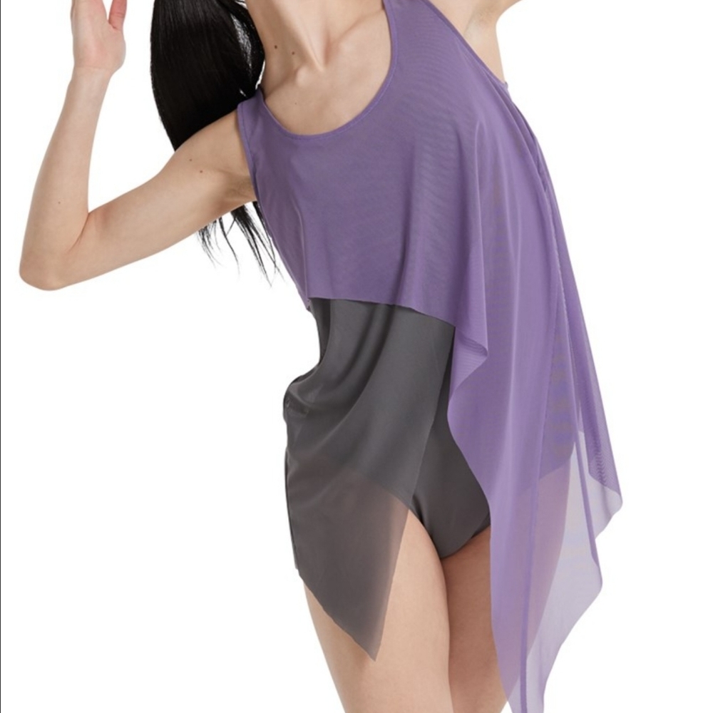 Balera Asymmetrical Mesh Dress